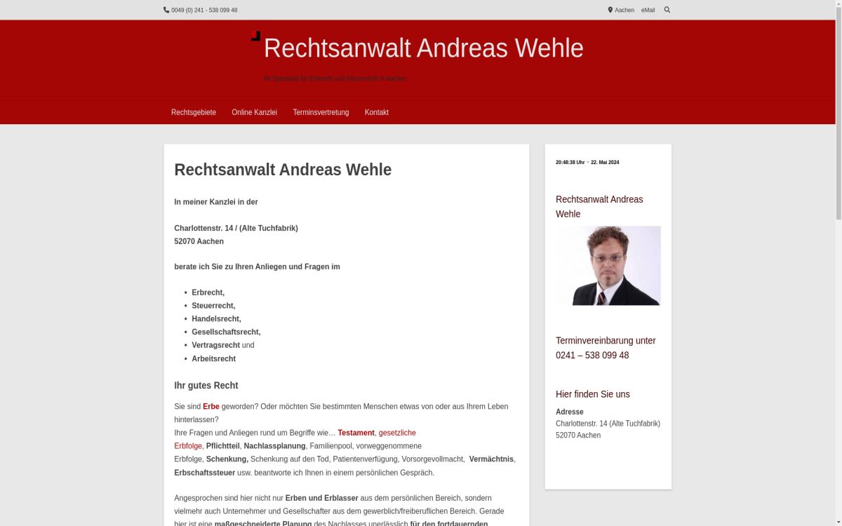 https://www.rechts­anwalt-andreaswehle.de