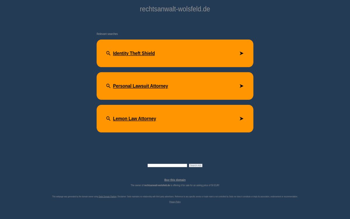 https://www.rechts­anwalt-wolsfeld.de