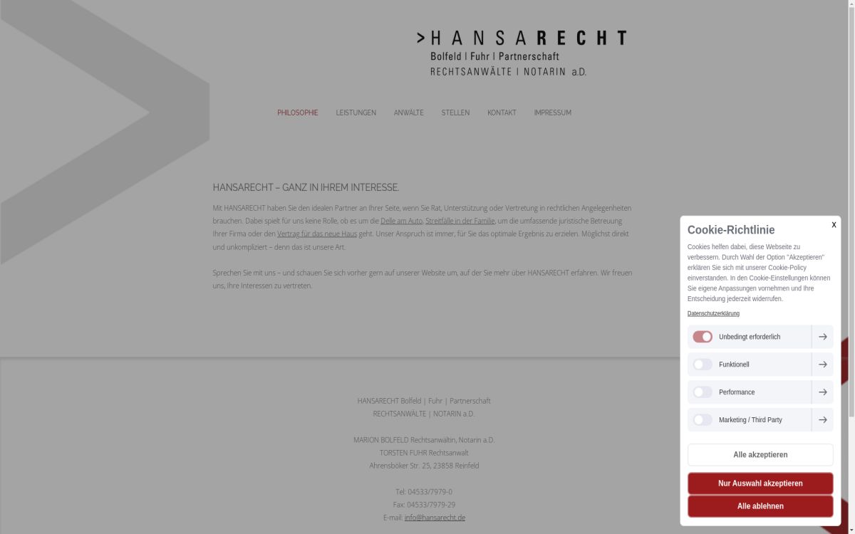 https://www.hansarecht.de