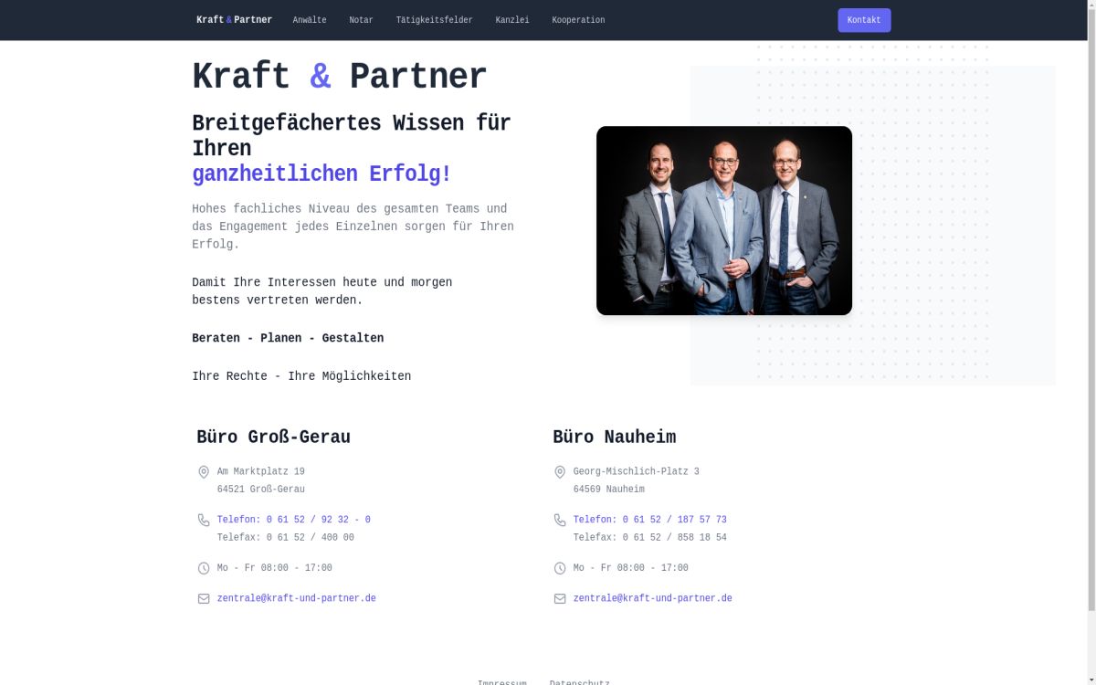 https://www.kraft-und-partner.de